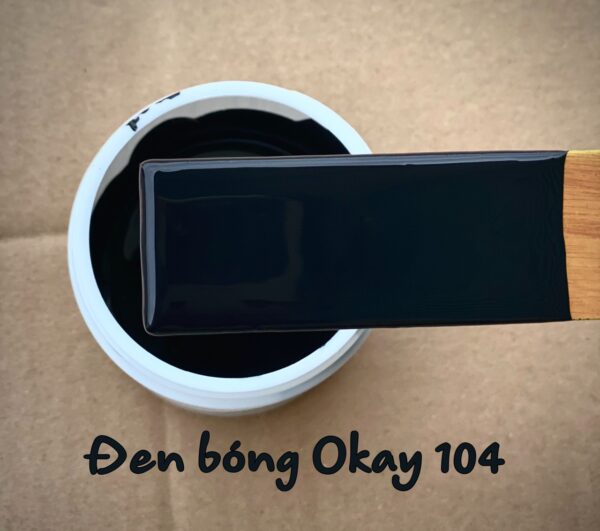 Sơn Okay đen bóng 104