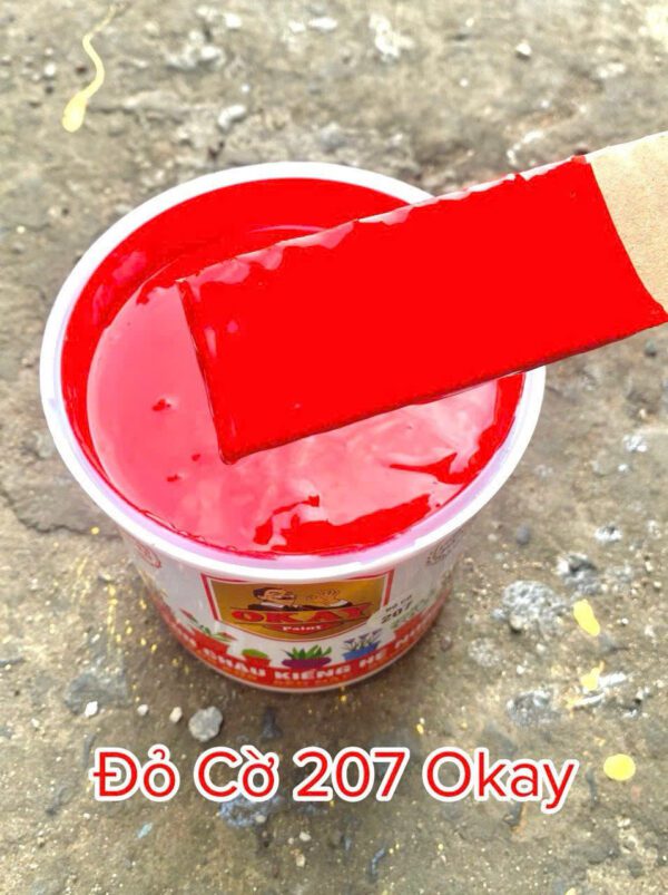 Sơn Okay đỏ cờ 207