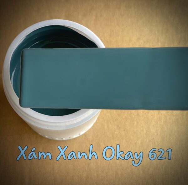 Sơn Okay xám xanh 621