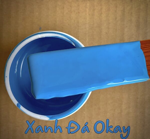 Sơn Okay xanh đá 601