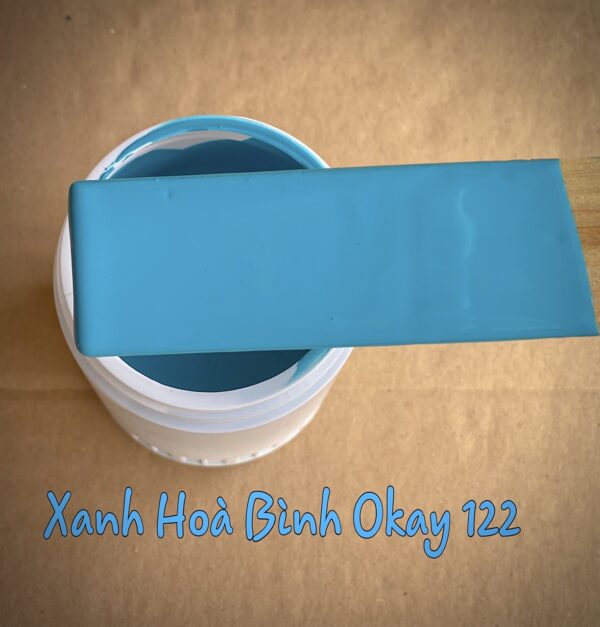 Sơn Okay xanh hòa bình 122
